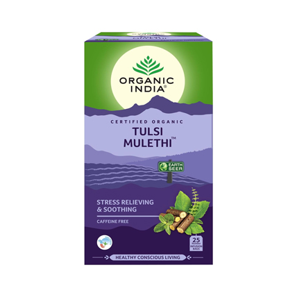 Organic India Green Tea Tulsi Mulethi